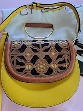 Tracolla Cromia borsa in pelle donna come nuova bellissima con manico