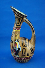 Cama Deruta Serafino Volpi Virgilio Gialletti vaso brocca ceramica decoro Egizio