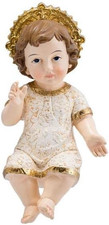 Bambino Gesù Abito Con Corona