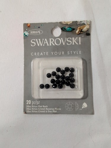 Swarovski 20ss black - pc,