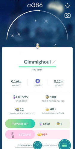 ✨Gimmighoul lucido senza