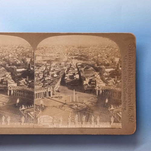 Rome stereoview c1900 italy - rome,
