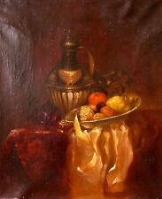 Quadro a Olio Natura Morta Con