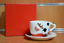 Collezione "Mucca Lamù" Mug/Tazza con Piattino Gadget Esclusivo Originale