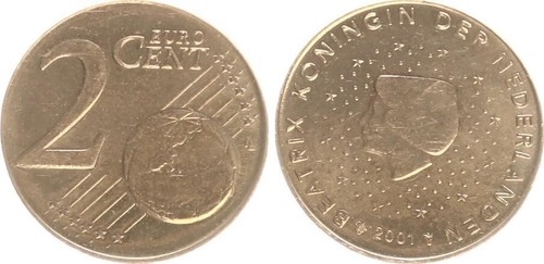 Olanda cent 2001 conio - cent,