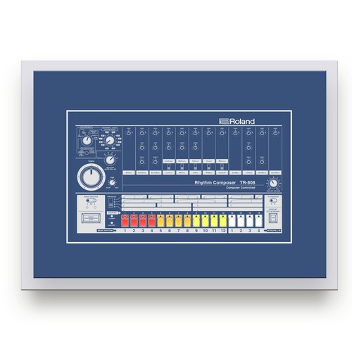 Roland 808 drum machine - roland,