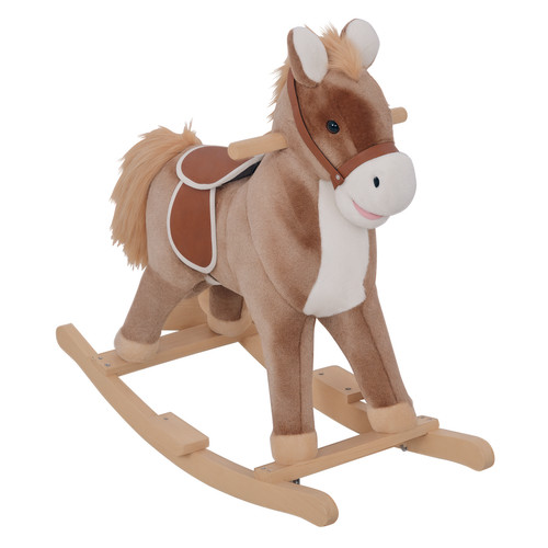 Homcom cavallo dondolo - cavallo, per