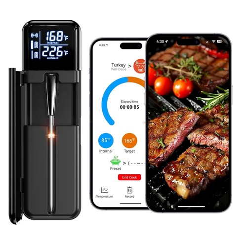 Termometro carne wireless - carne,