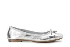 BALLERINA IN PELLE LAMINATA