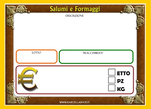 Offerta kit cartellini - offerta,