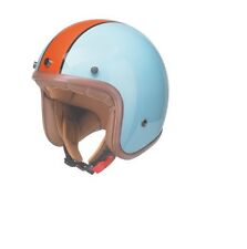 CASCO JET GULF STYLE MOTO VINTAGE RETRO OMOLOGATO CAFE RACER BMW TRIUMPH TG. XS