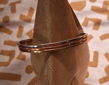 Bracciale 3 fili rame ottone alpaca