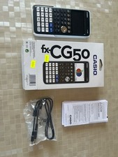 calcolatrice grafica casio fax-CG50 colore bianco, praticamente nuova