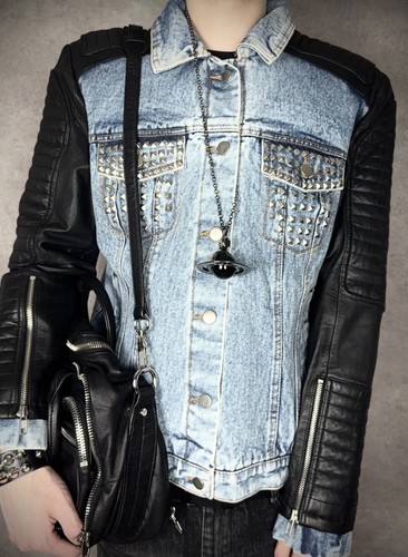 Hybrid jeans leder - hybrid, studded