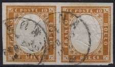 ANTICHI SARDEGNA 1863 COPPIA