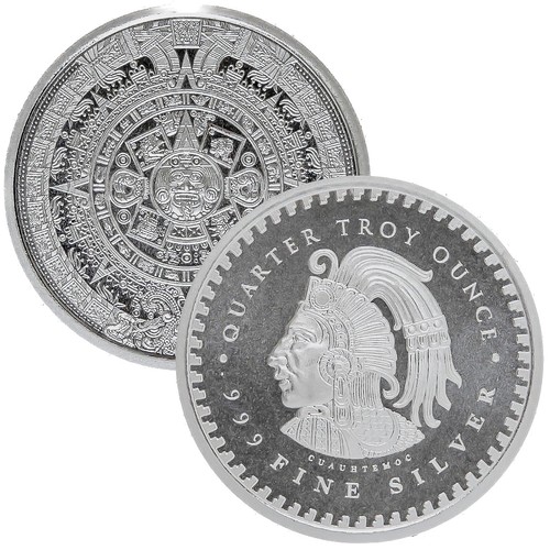 999 argento fine tondo - 1/4, oz