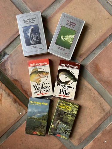 Vintage fly fishing vhs lot - vintage,