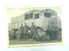 FOTO MILITARE WW2 COLONIE ITALIANE AFRICA AOI CAMION TIR