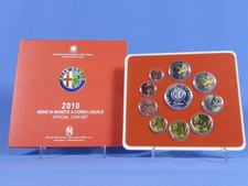 ALFA ROMEO SERIE DIVISIONALE MONETE EURO 2010 ITALIA CON 5 EURO CENTENARIO UNC