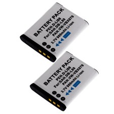 2x Batteria DB-L80 per Sanyo Xacti VPC-CG20 VPC-CG21 DB-L80AU Xacti VPC-CS1