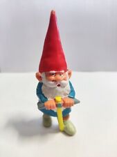 DAVID GNOMO BRB con Piccone, mini Personaggio in Pvc Anni '80.