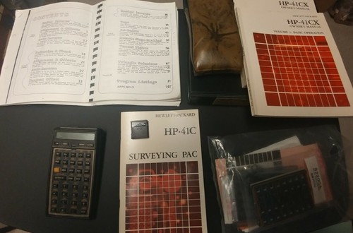 41cx calculator - hp-41cx, w/