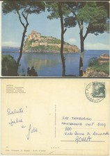 ISCHIA -NAPOLI -CASTELLO ARAGONESE CARTOLINA