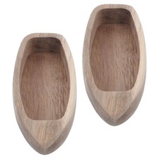  2 modelli di canoa in legno