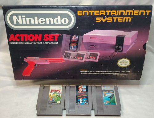 Nintendo nes action set - nes,