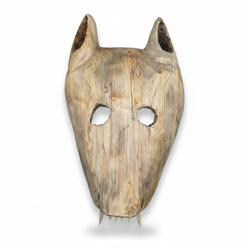 Replica maschera tribale lupo - maschera,