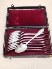 Set 12 antichi cucchiaini da