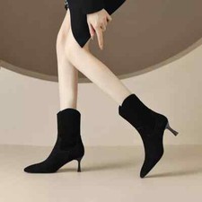 Stivali Scarpe Stivaletti Nero