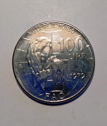 100 lire commemorativa 1979 - 100,