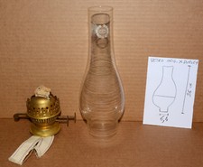 VETRO PER LANTERNA A PETROLIO DUPLEX e AMERICANO 5/8