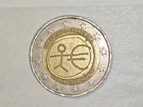 Moneta euro rara repubblica - moneta, 2