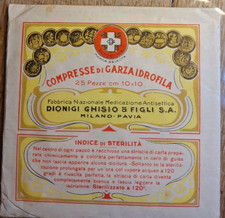 Medicazioni italiane anni '50