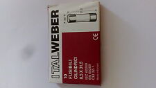 Fusibile 8,5x31,5 Gg Italweber - 1-2-4-6-8-10-12-16-20 Ampere