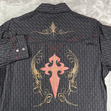 ROCK 47 camicia a scatto perla