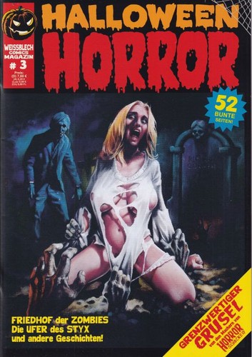 Rivista fumetti lamiera bianca