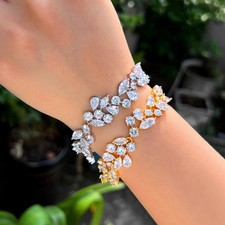 Braccialetto foglia larga