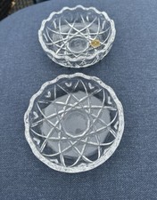 Portagioie in cristallo con coperchio anello tondo portapiatti vanità decorazione