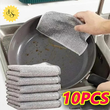 10 Panni in Filo di Acciaio