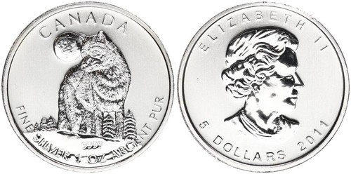 Kanada dollar argento - 5, 2011