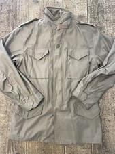 Alpha Inndustries M-65 Giacca Jacket Coat Weather Uomo Made Usa Tg S Beige Vtg