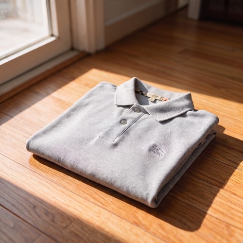 Polo burberry london grigia - london,