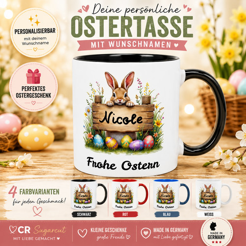 Tazza pasquale personalizzata - tazza,