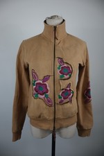 BEST COMPANY FELPA CON ZIP DONNA M WOMAN CASUAL VINTAGE SPORT SWEATSHIRT LOGO