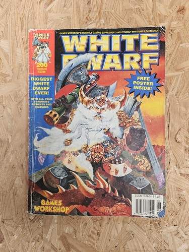 Warhammer white dwarf - white, 200