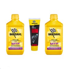 2 Litri Bardahl MTF 75W80 GL4 Olio Trasmissioni Cambio Manuale + Additivo T&D