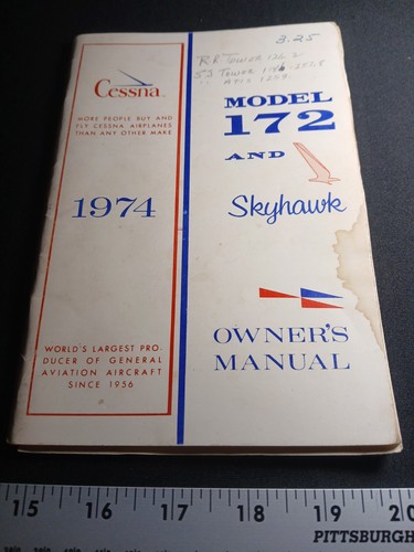 1974 cessna model 172 skyhawk - 1974,